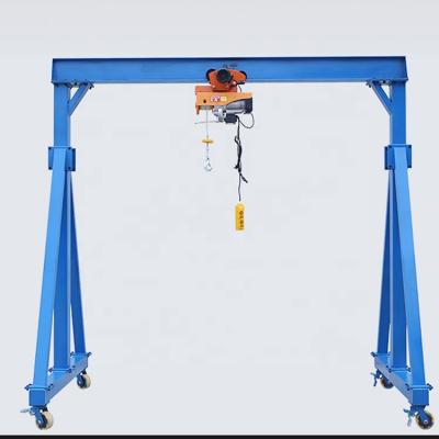 China Gantry Crane 5ton Crane Price Portable Moving Gantry Crane Warehouse Material Lifting Motorized for sale