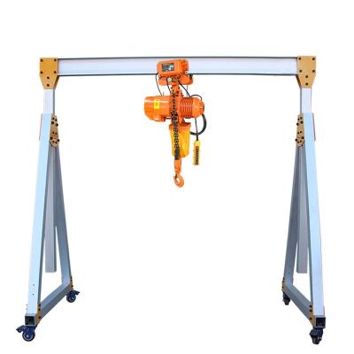 China Lightweight Aluminum Portable Gantry Crane 0.5 Ton 1 Ton 2 Ton 5 Ton 3 Ton 0.5 - 5 Ton for sale