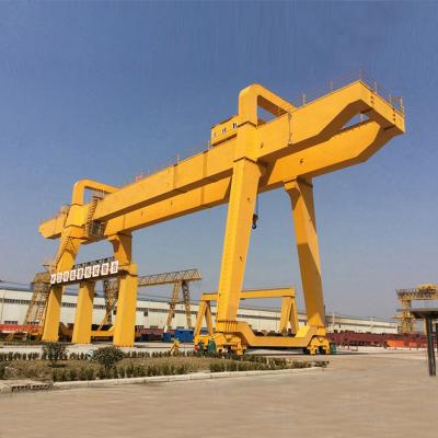 China Cantilever Pipe Crane Used For Hoisting Steel Beam Gantry Crane Outdoor Steel Structure Double Gantry for sale