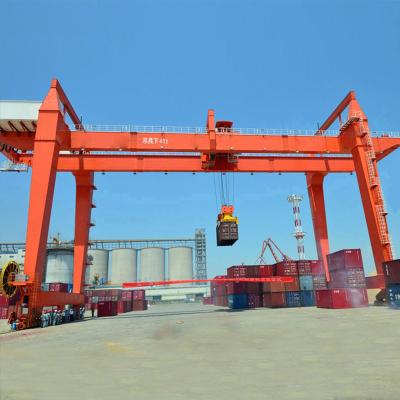 China Gantry Crane RMG 50 Ton Port Mobile Rail Mounted Container Gantry Crane Price for sale