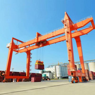 China Crane Zoke Crane 60 Ton RMG Type Double Beam Container Rail Mounted Gantry Crane for sale