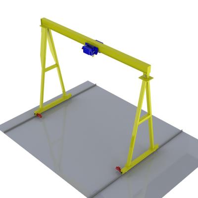 China Gantry Crane Light Duty Rail Track Mounted 10 Ton Gantry Crane for sale