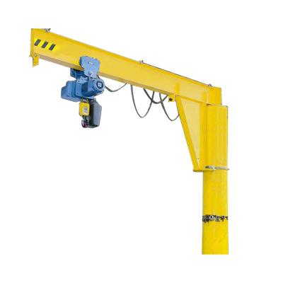 China Jib Crane Free Standing Pillar Column Mounted Swivel Jib Crane 1000 Kg For Handling Slabs for sale