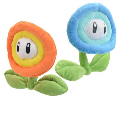 China Free Shipping Soft Stuffed Toy Super Plush Flower Blue Ice Flower Sound Doll Gift Simulation Kids Stuffed Toys Cartoon Game Lovely Decoration for sale