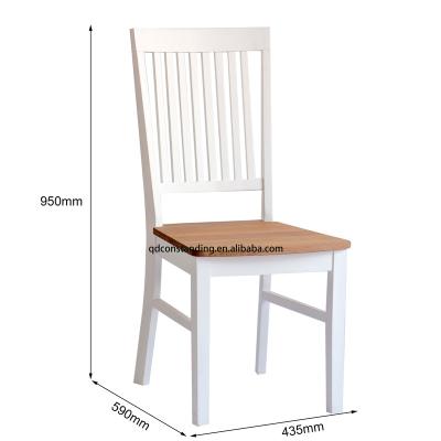 China Adjustable White Hotel Vertical Wholesale Wood Bar Furniture High Back Wooden Dining Chair (Other) for sale