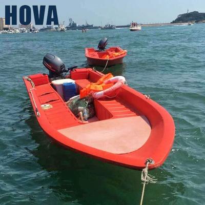 China Fast Speed ​​6M Lifeboat Rescue Fishing Boat PE Rescue Hard Boat For Sale for sale