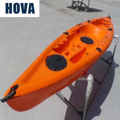 China Fishing Fun Leisure Relax Traveling River China Kayak Plastic Single Ocean Racing Sea Kayak With Rudder for sale