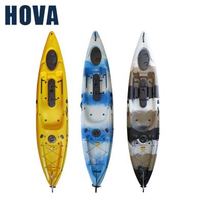 China 1 person fun leisure leisure plastic cheap single kayak fishing canoe for sale for sale