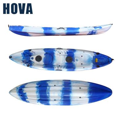 China Cheap Fun Leisure HDPE Plastic Fishing Tackle With Paddle 3 Person For Sale for sale