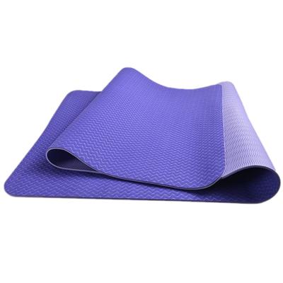 China Environmental Protection Non Slip Thick Custom Eco Friendly Tape Yoga Mat For Gym And Training for sale