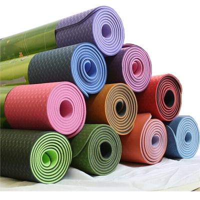 China Non-Toxic Thick Foldable Private Label Tape Yoga Mat for sale