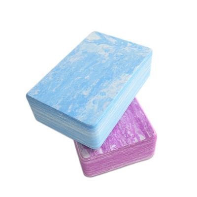 China Custom Colored PVC Yoga Block Fitness Yoga Block EVA Yoga Block for sale