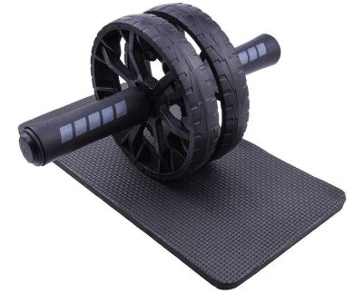 China Multifuncional Wheel Roller Wheel Knee Pad Steel Abdominal Pad Abdominal Mat Abdominal Exerciser Tube+PP+TPE Abdominal Exerciser for sale