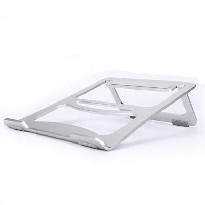 China Foldable Aluminum Metal Vented Laptop Stand Adjustable Portable Laptop Stand Foldable Laptop Stand Holder for sale