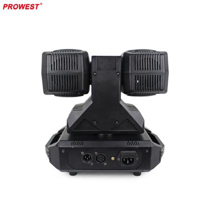 China 2018 New Design Stage Lighting Double Heads 30W RGBW 4in1 LED Beam Effect Moving Head Lights DSL1112402 for sale