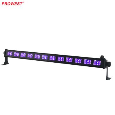 China Party/DJ/Disco/Small Home Show UV Light 12*3W LED Bar UV Black Light with Power Switch for Home Party/DJ/Disco /Stage for sale