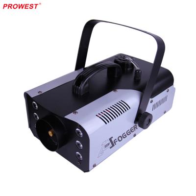 China Application Home Party/DJ/Disco/Small Show 900W Fog Machine with LED Effect Smoke Machine Wire Control for Wedding Home Party Disco for sale