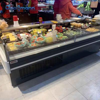 Cina Contro macellaio Fridge del singolo di temperatura della carne dell'esposizione del congelatore alimento di acciaio inossidabile in vendita