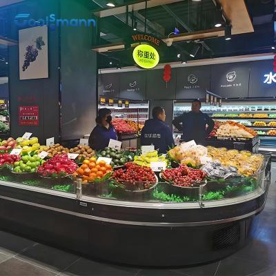 China Koude Opslagslager Meat Counter, 1250mm de Harder van de het Vleesvertoning van de Lengtesupermarkt Te koop