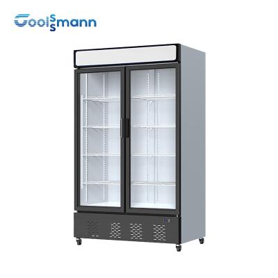 China Automatisch ontdooi Glas Koelere Koelkast, 942L-Glas Front Beverage Fridge Te koop