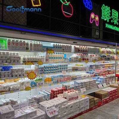 Cina Il frigorifero 1900L dell'esposizione del supermercato del ponte aperto automatico disgela un'altezza di 2. 05m in vendita