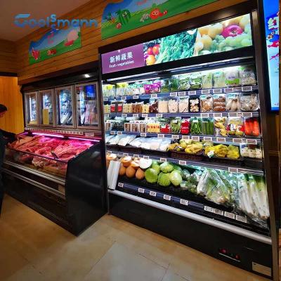 Китай 2 - 8 Refrigerated ℃ замораживатель шкафа случая напитка охладителя открытой выкладки продается