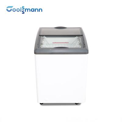 China Storage Ice Cream Display Freezer , Supermarket Chest Deep Freezer Fridge for sale