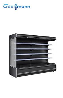 China Front Open Air Curtain Fridge en venta