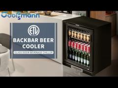 COOLSSMANN refrigeration B5 single door backbar beer cooler