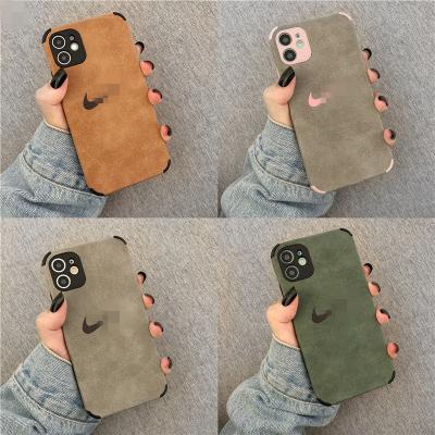 China Corner Four Protect Back Cover Phone Shockproof Free Shipping Shockproof Cases For iPhone 13 Pro 12 11 XSmax Ni KE TPU Soft Suede Phone Case for sale