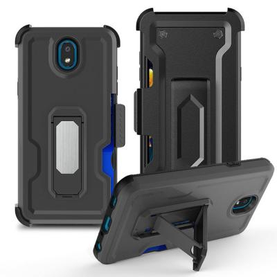 China Hot Selling Shockproof Armor Four Corner Protect Shockproof Phone Case For LG K40 K51 K20 K92 STYLO 5 Holder Vehicle Mounted Cover for sale