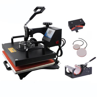 China Garment Shops New 5-in-1 Sublimation Bottom Push Pull Thermal Heat Press Machine for sale