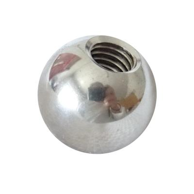 China Corrosion resistance 304 stainless steel thread ball M4/M5/M6/M8 metric rebar ball with thread connection 10/20/30/40/50mm for sale