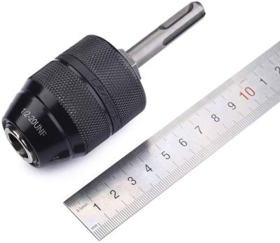 China Long Life 2-13mm Impact SDS Shank Convert Accessories Adapter Hardware Tool 1/2-20UNF Keyless Drill Chuck for sale