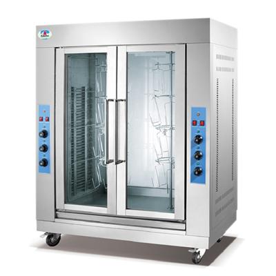 China Easily Assembled HGJ-207B Stainless Steel Gas Rotisserie With Double Door for sale