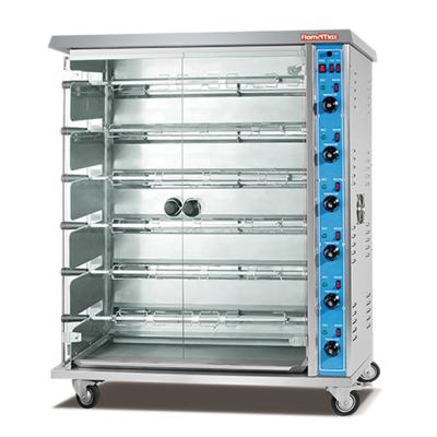 China New Type 6 Rod Vertical Electric Rotisserie Hotel HEJ-6P Oven for sale