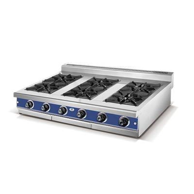 China HGR-4 Hotel 4 Burner Kitchen Stove / Gas Kitchen Worktop Range for sale