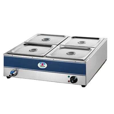 China HB-4V 4-Head Bain Marie Food Warmer Electric Soup Warmer HB-4V for sale