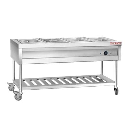 China HMT-58 5-Pan Electric Bain Marie Food Warmer Thermostatically Controlled Heating Restaurant with Stainless Steel for sale