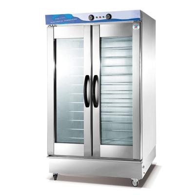 China temperature & Humidity Control Professional 2 Door 24 Tray Electric Proofer For Dough Bread Bakery For Commercial Use for sale