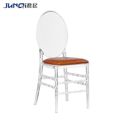 China Modern chiavari chair cheap clear transparent factory Foshan napoleon acrylic chair for wedding for sale