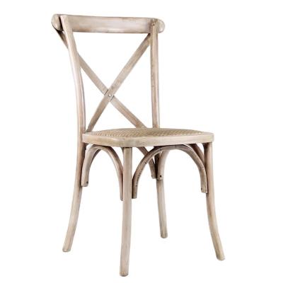 China Modern X Cross Cushion Side Wholesale Beech Oak Kitchen Back Dining Chairs White Black Walnut for sale