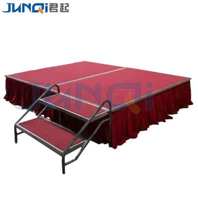 China Modern DJ Concert Outdoor Wedding Event Adjustable Folding Stage Platform for sale