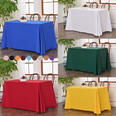 China Modern Rectangle Table Cover For Event Wedding Table Decoration Table Cloths for sale