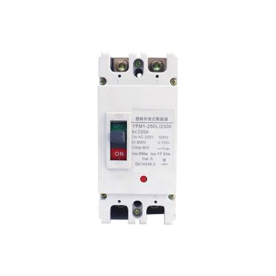 China AC 230V YFM1-250L 2300 molded case circuit breaker China mccb 50HZ ICU35KA 35KA for sale