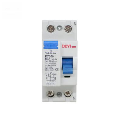 China Mold Case Mcb Circuit Breakers 1P+N/3P/N Earth Leakage Circuit Breaker DY-360 for sale