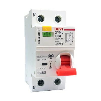 China Original Type C D Circuit Breaker Micro DYNL 6-63A 50Hz PV Circuit Breaker for sale