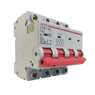 China 16A MCB miniature circuit breaker 230/400V mcb 1P-4P miniature intelligent micro circuit breaker 10KA for sale