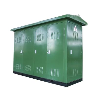 China Outdoor High Voltage Distribution Equipment Enclosure Electricity Transmission Project Full Metal Electrical Substation Transformer for sale