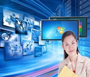 China Factory price LED monitor / All in one PC TV with free education software for sale